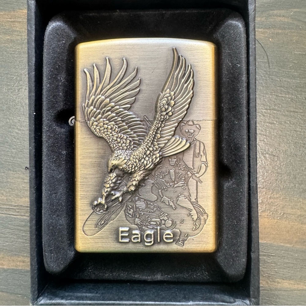 Eagle Design Brass Lighter